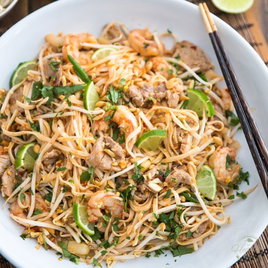 Pork and Shrimp Pad Thai