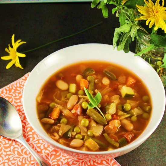 Vegetarian Minestrone Soup