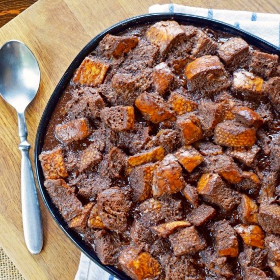 Bobby Flays Chocolate Bread Pudding