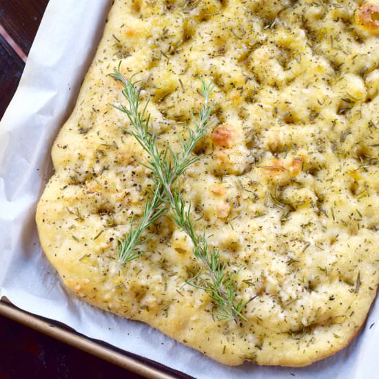 Simple Rosemary Focaccia Bread