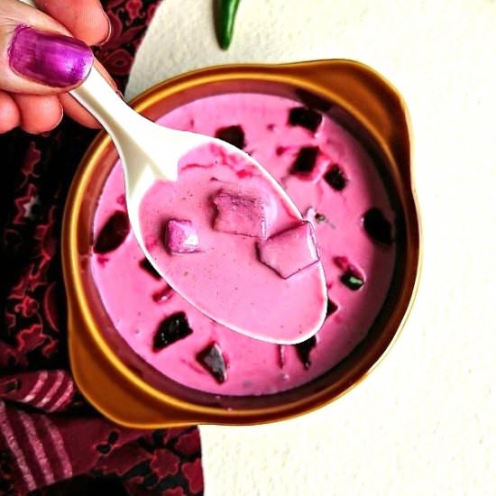 Beetroot Raita