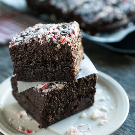 Peppermint Mocha Brownies