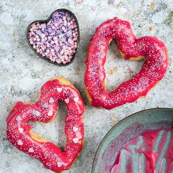 Heart-Shaped Chocolate Eclairs