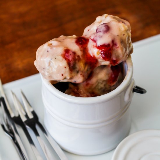 Swedish Meatballs with Lingonberry