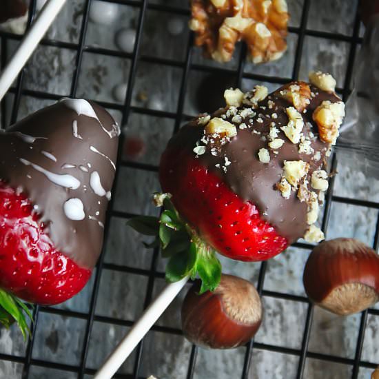 Chocolate-Dipped Strawberries