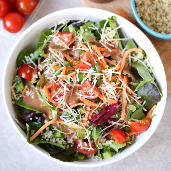 Quinoa Salad With Creamy Balsamic