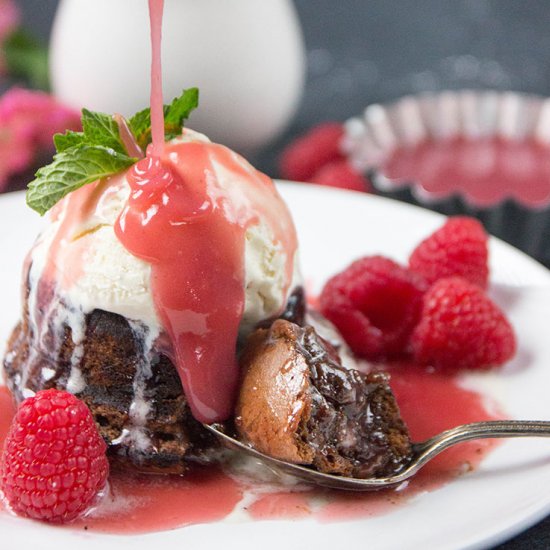 Brownie Sundaes with Caramel