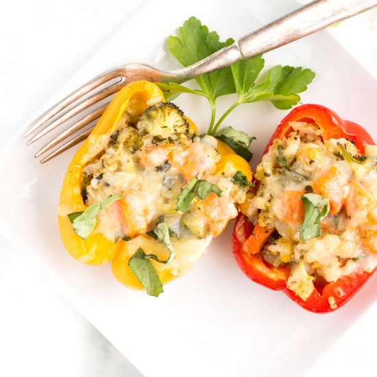 Vegetarian Quinoa Stuffed Peppers