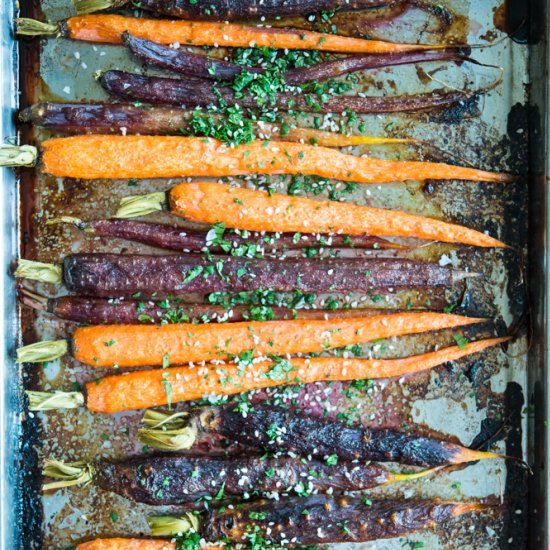 Ginger Orange Caramelized Carrots