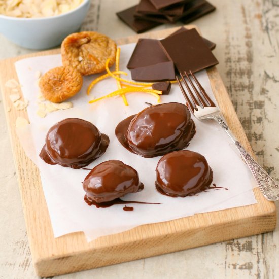 Chocolate Dipped Figs