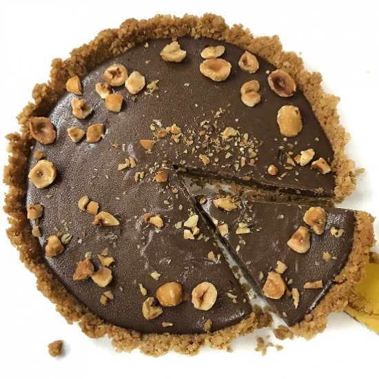 No Bake Nutella Tart