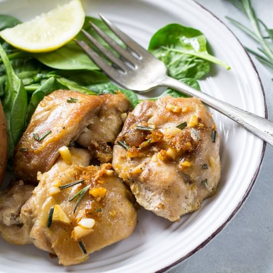 Paleo Lemon Garlic Chicken