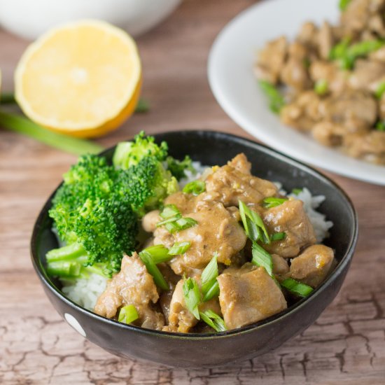 Lemony Chicken Stir Fry