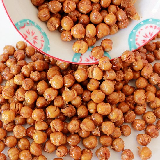 Maple Roasted Chickpeas