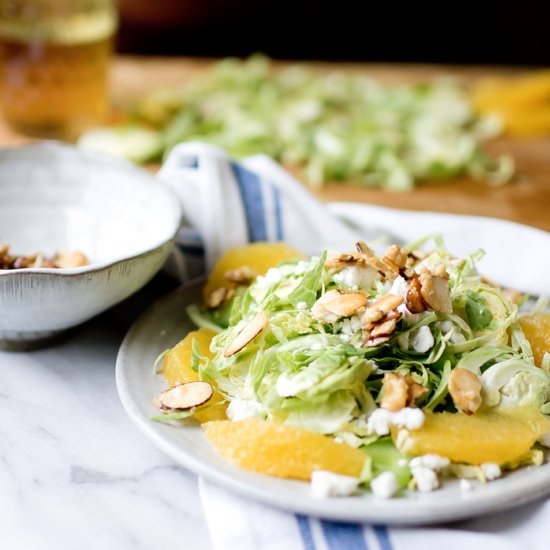 Brussels Sprouts and Orange Salad