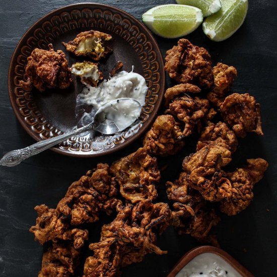 Chicken Pakoras w/ Coconut Dip