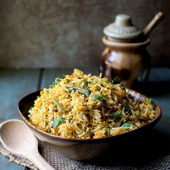 Achari Vegetable Pulao