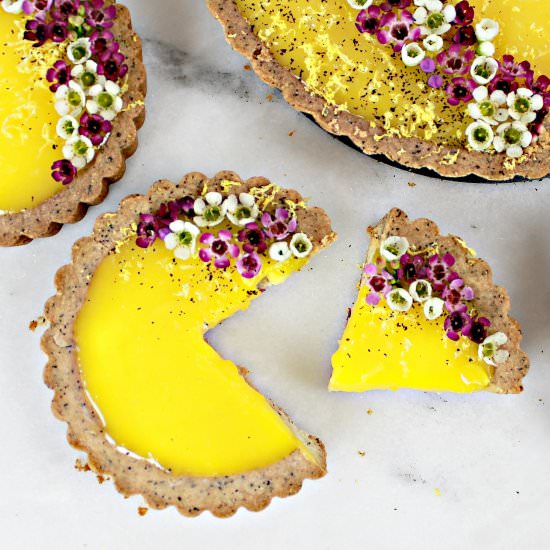 Lemon Tart with an Earl Grey Crust