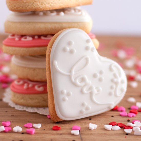 Valentines Day Sugar Cookies