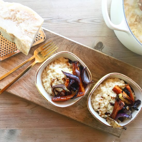 RISOTTO WITH CARAMELIZED VEGETABLES