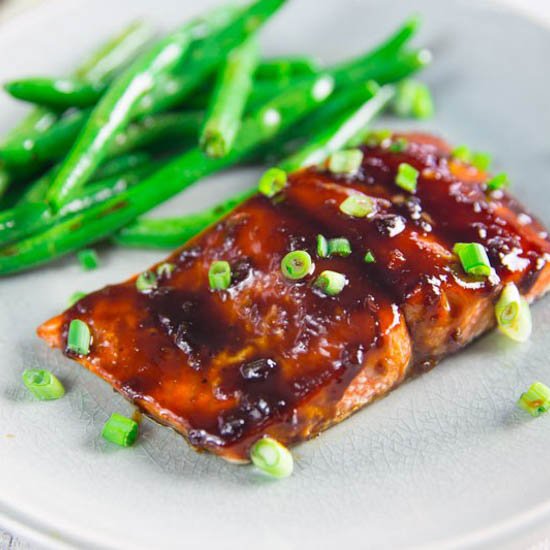 Asian Glazed Sockeye Salmon