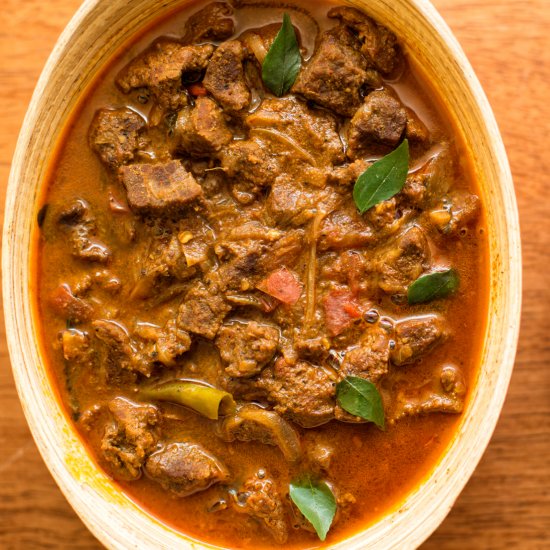 Spicy Kerala Style Beef Curry