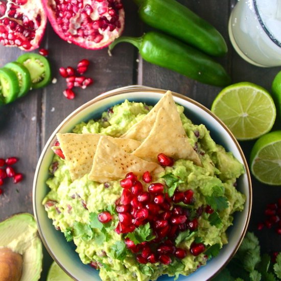 Pomegranate Guacamole