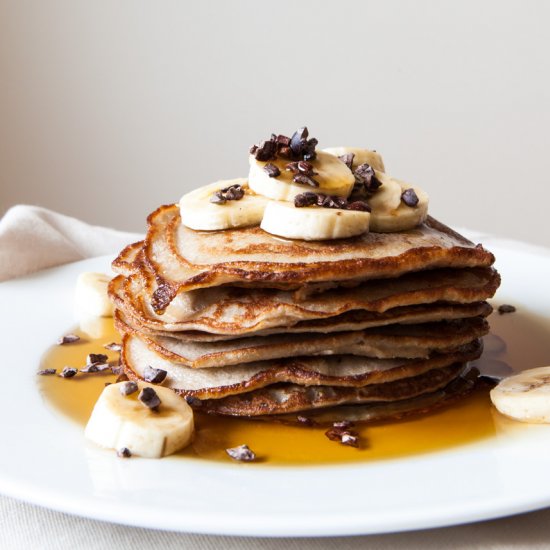 Fluffy Gluten Free Cashew Pancakes