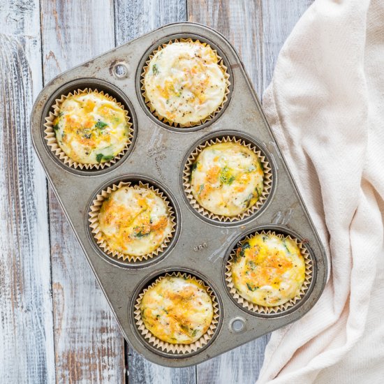 Chard Sweet and Potato Frittata Muffin