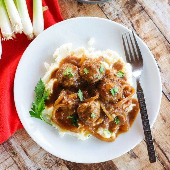 Salisbury Steak Meatballs