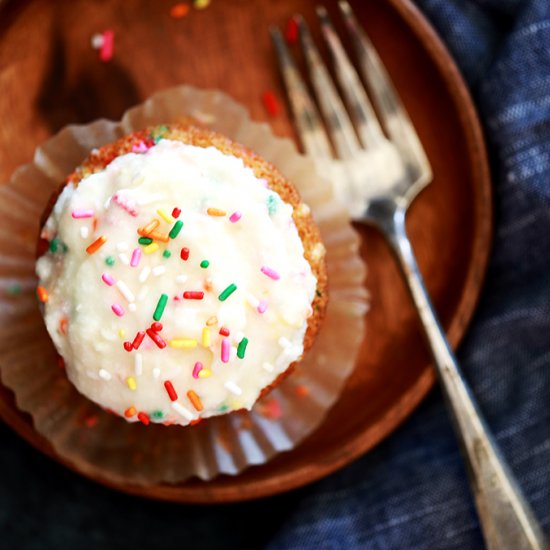 Small Batch Funfetti Cupcakes