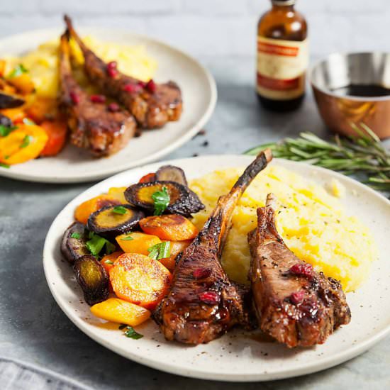 Vanilla Balsamic Lamb Chops