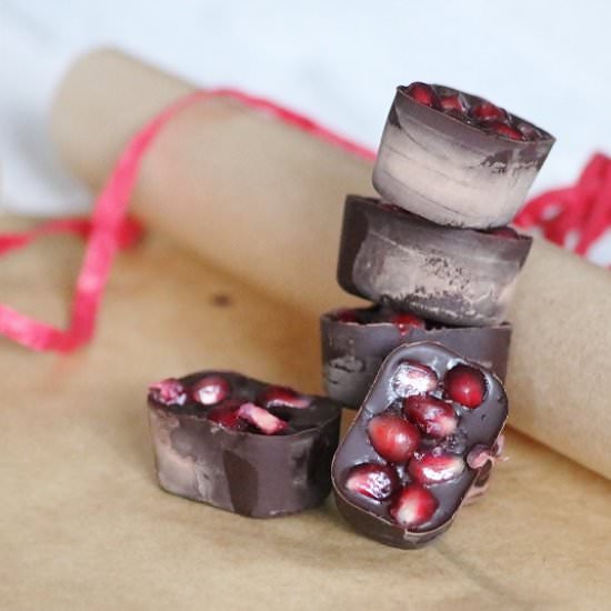 Chocolate Pomegranate Treats