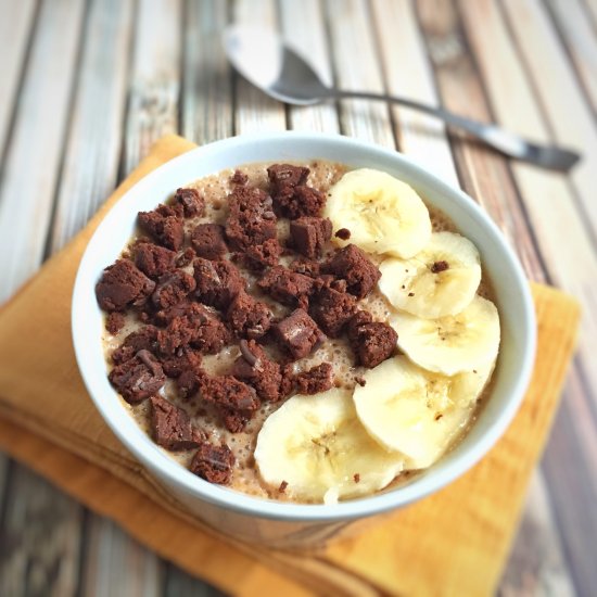 Brownie Banana Cereal Smoothie Bowl