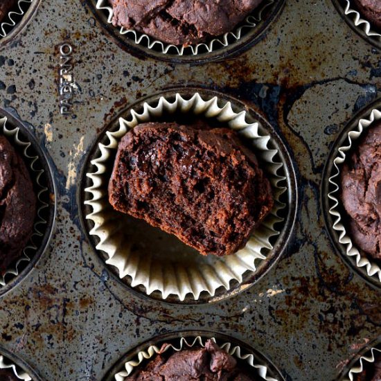 Double Chocolate Chip Muffins