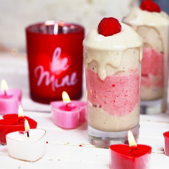 Raw Vegan Raspberry Vanilla Parfait