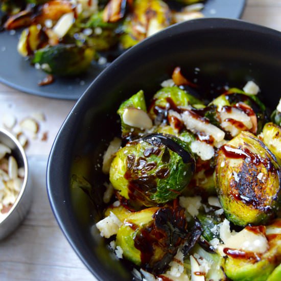 Balsamic Vinegar Brussels Sprouts