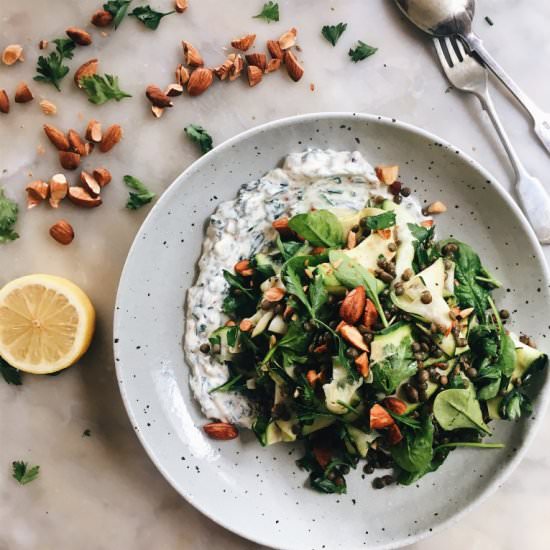 ZUCCHINI AND LENTIL SALAD