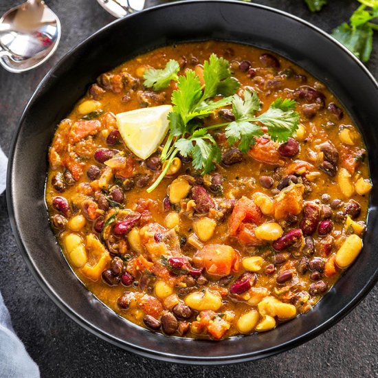 Vegan Three Bean Curry