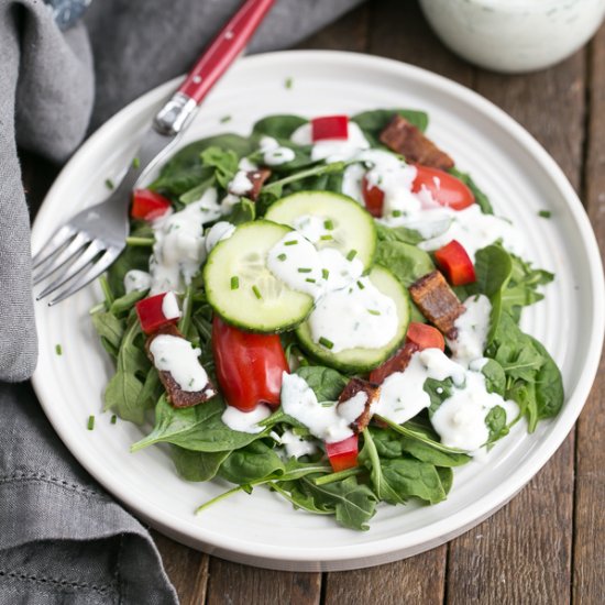 Homemade Blue Cheese Salad Dressing