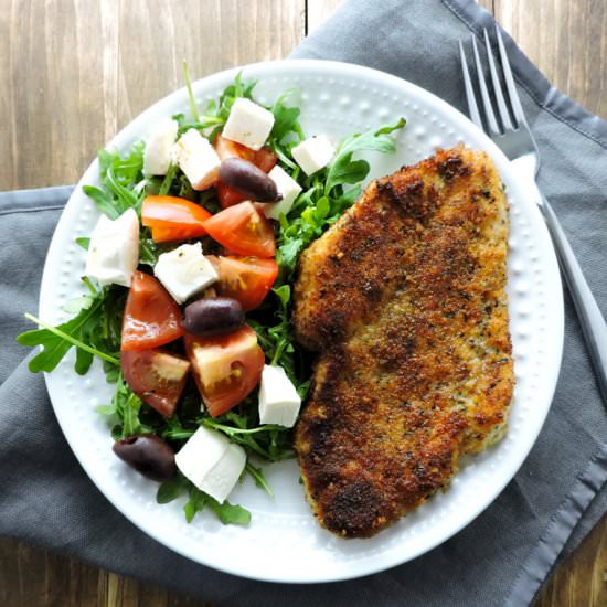 Caprese Style Chicken Milanese