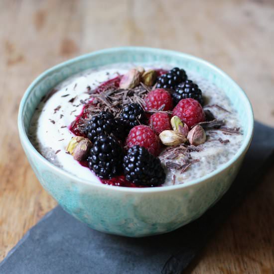 Apple, Pear & Berry Chia Pudding