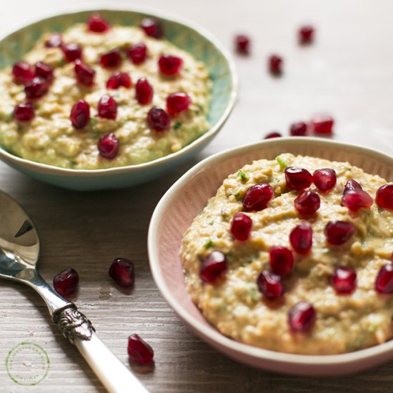 Hummus with Coriander & Pomegranate