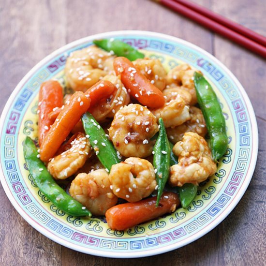 shrimp stir fry