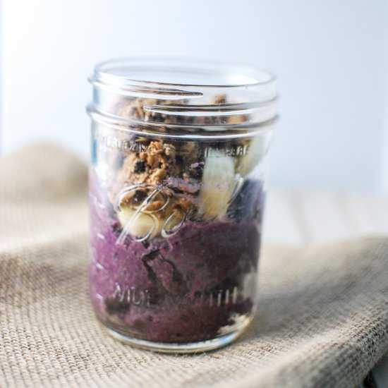 Purple Sweet Potato Chia Pudding