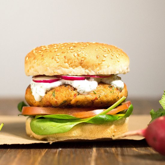 Healthy Salmon Burgers