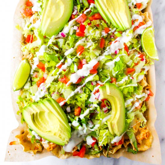 The Best Chicken Ranch Nachos