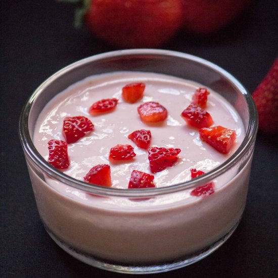 Strawberry Shrikhand