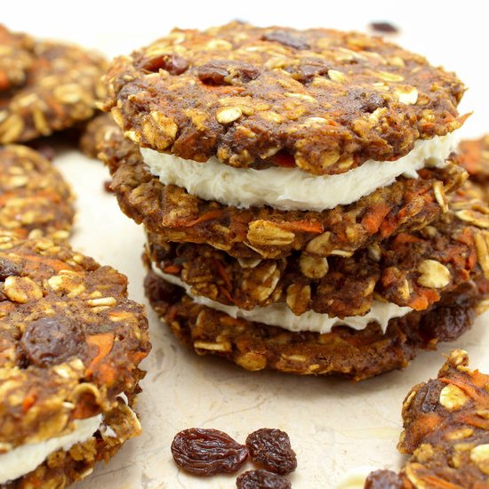 Healthy Carrot Cake Cookies