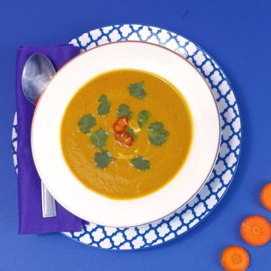 Spiced Carrot & Coconut Soup